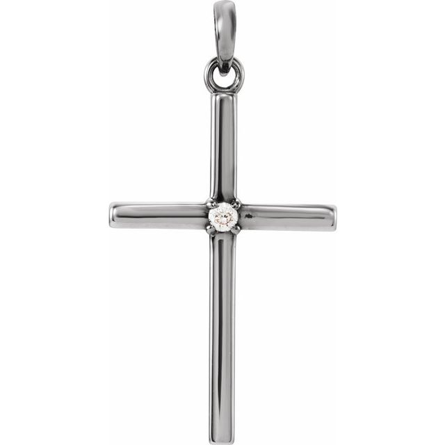 Birthstone Cross Pendant