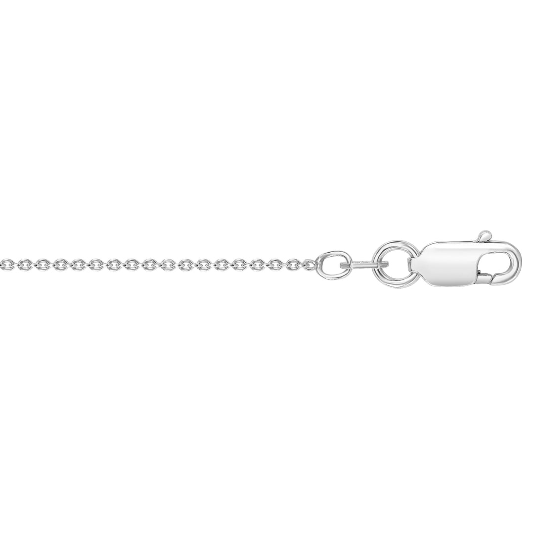 Silver 1.1mm Round Cable Chain