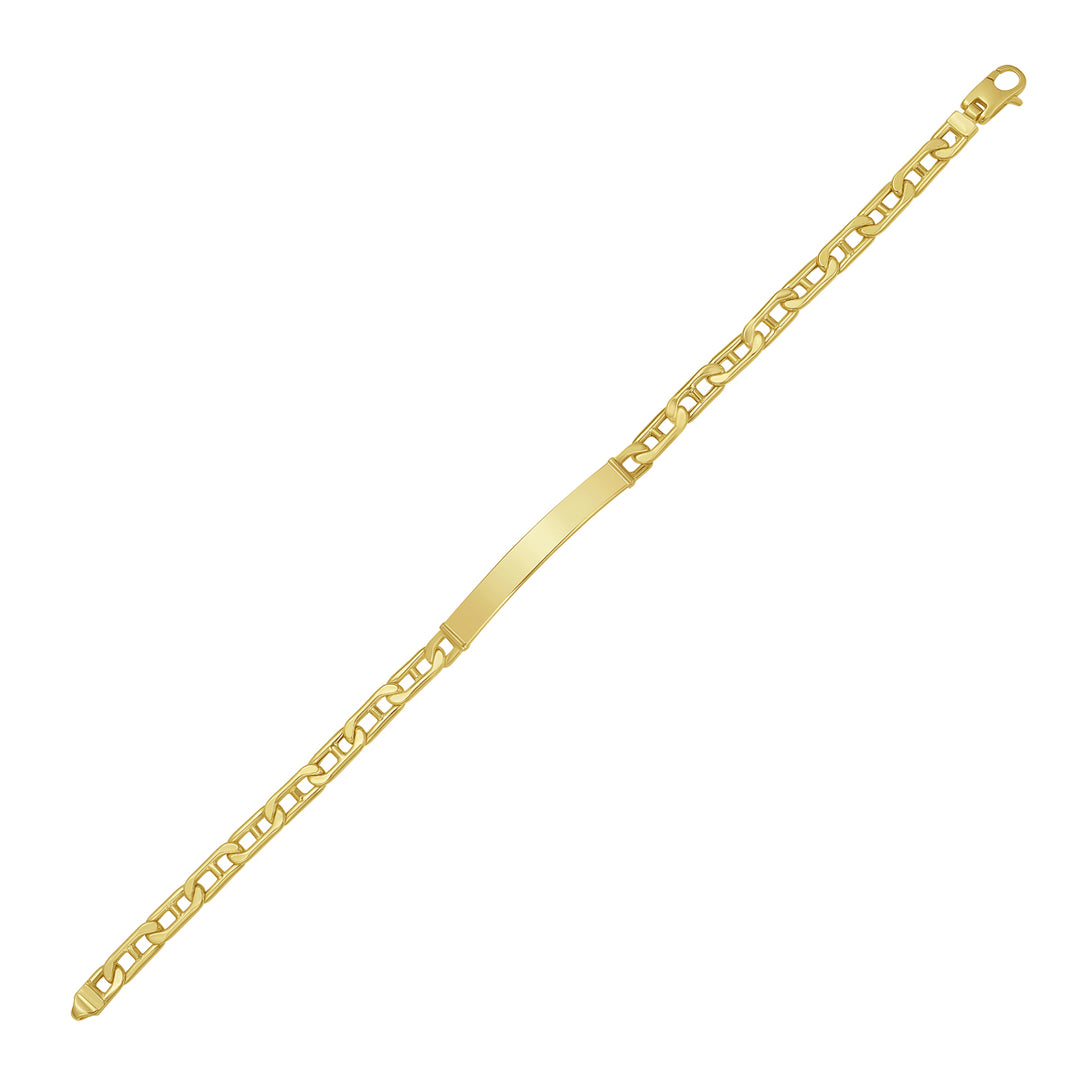 14K Gold Mariner ID Bracelet
