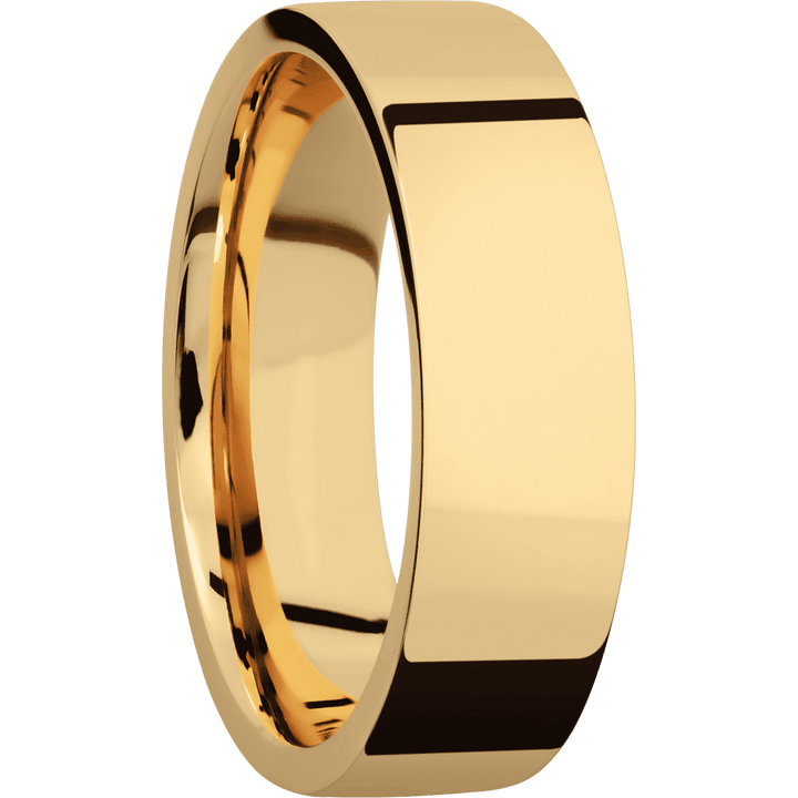 18K Yellow Gold + Polish Finish