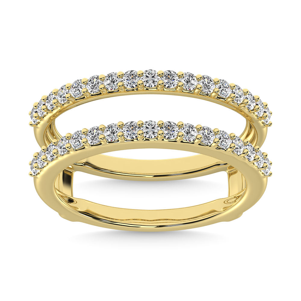 Diamond 1 Ct.Tw. Guard Ring in 14K Yellow Gold