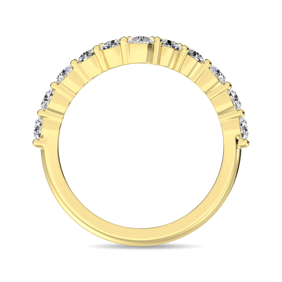 Diamond 3/4 Ct.Tw. Diamond Chevron Band in 14K White Gold