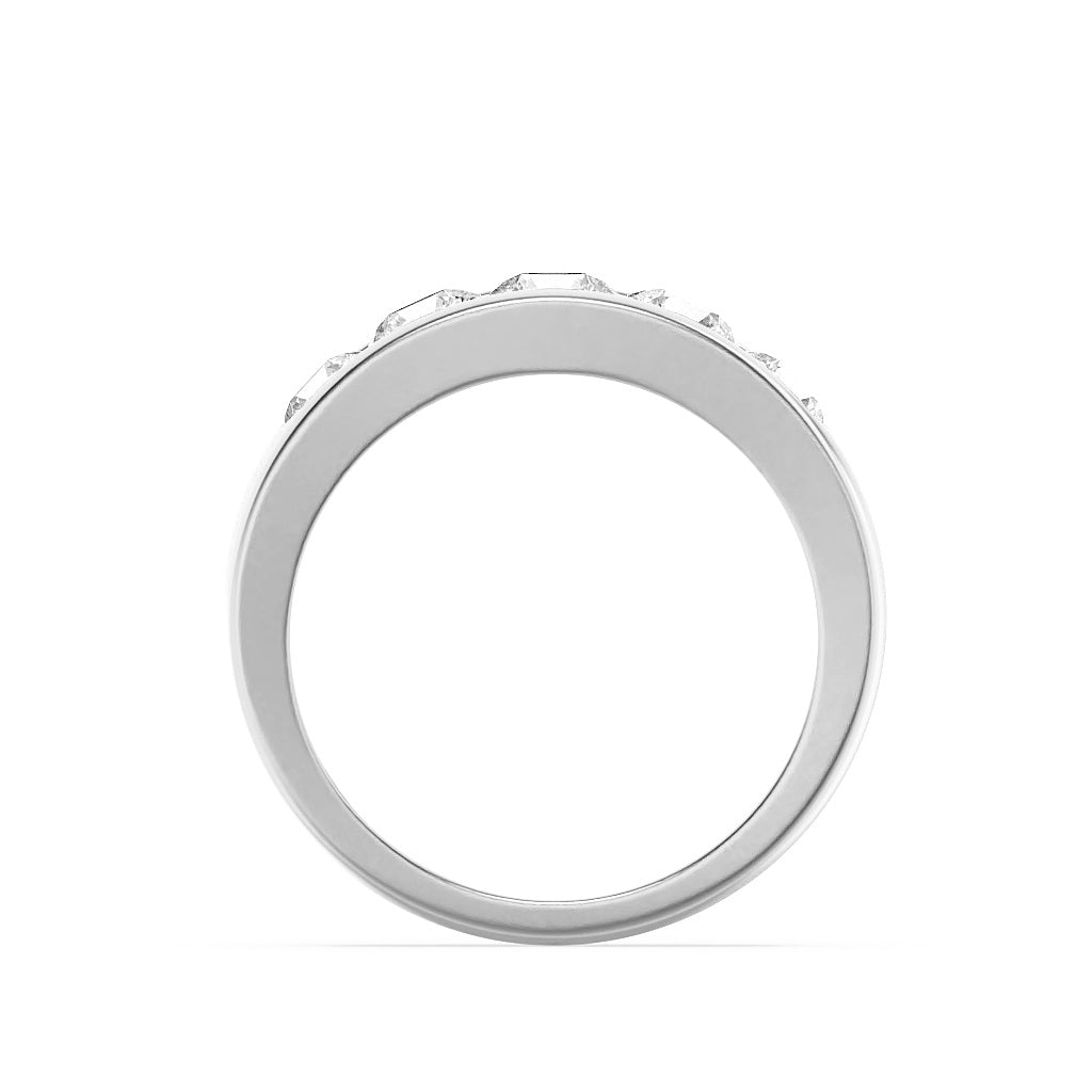 2Cttw Round Shaped Lab Grown Diamond (F/VS) Mens Ring in 14K Gold