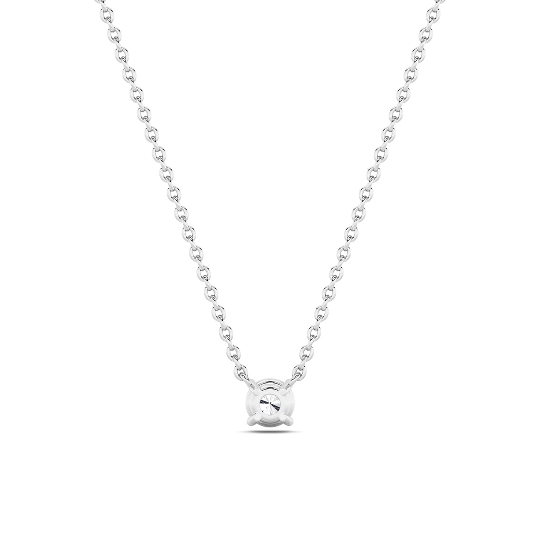 0.5CTW Round Shaped Lab Grown Diamond (F/VS) Necklace in 14K Gold