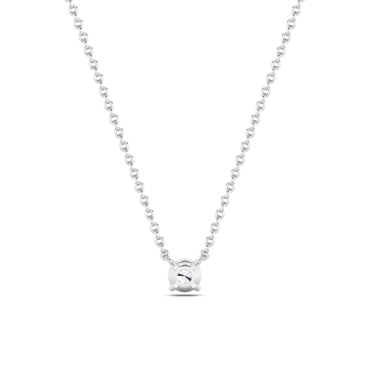 0.5CTW Round Shaped Lab Grown Diamond (F/VS) Necklace in 14K Gold