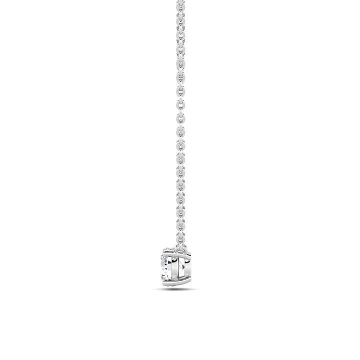 1.5CTW Round Shaped Lab Grown Diamond (F/VS)  Necklace in 14K Gold
