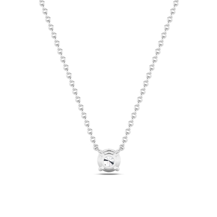 1.5CTW Round Shaped Lab Grown Diamond (F/VS)  Necklace in 14K Gold