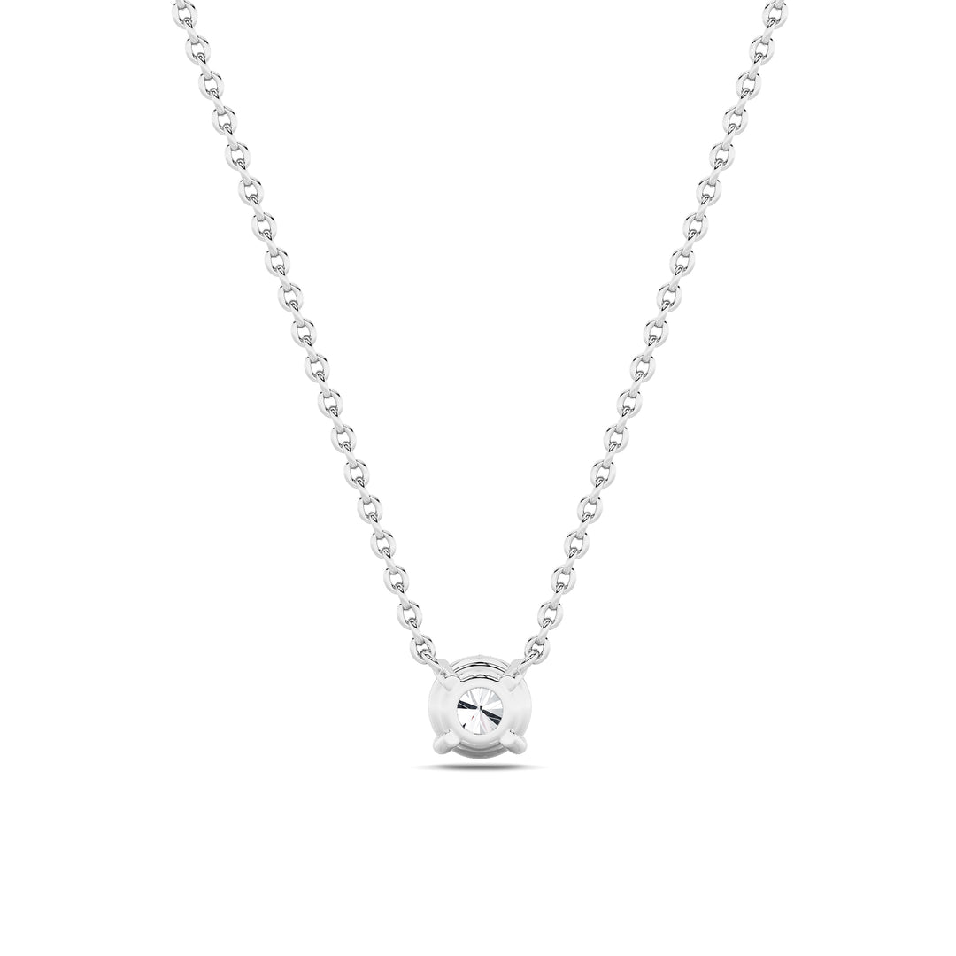 1.5Cttw Round Shaped Lab Grown Diamond (G/VS)  Necklace in 14K Gold