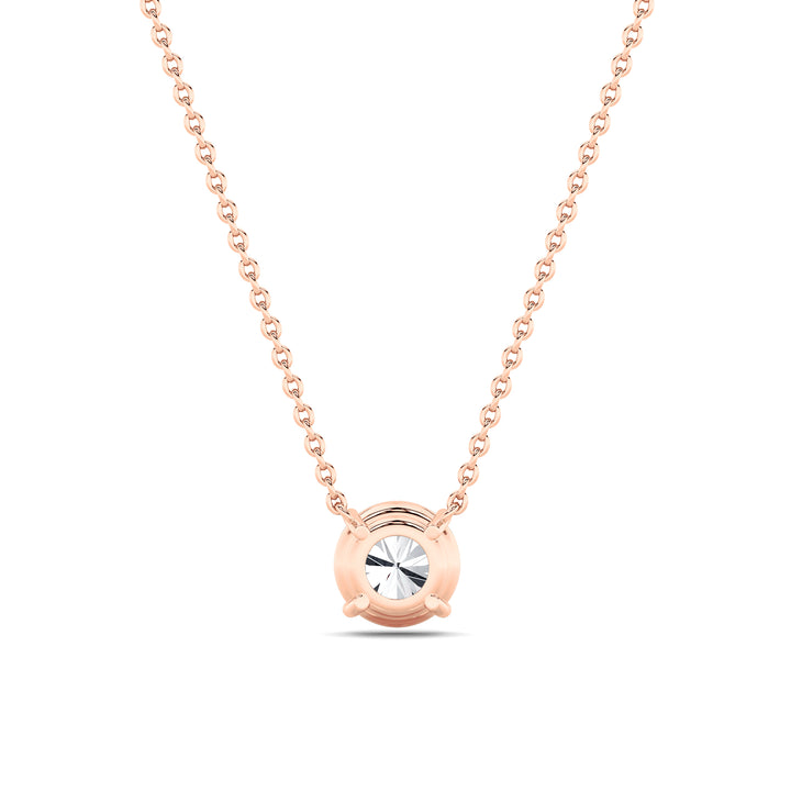 2.5Cttw Round Shaped Lab Grown Diamond (G/VS)  Necklace in 14K Gold