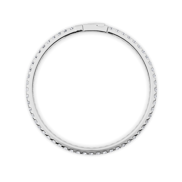 5.5Cttw Round Shaped Lab Grown Diamond (GVS)  Bracelet in 14K Gold