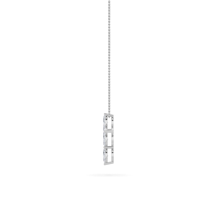 1.5CTW Marquise Shaped Lab Grown Diamond (F/VS) Cross Pendant in 14K Gold