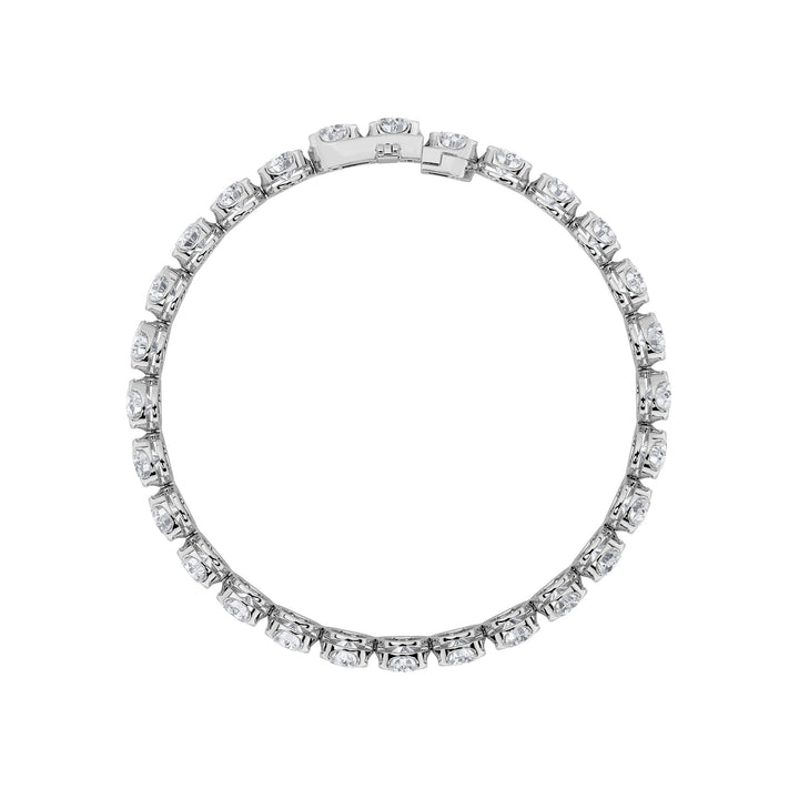 7Cttw Round Shaped Lab Grown Diamond (F/VS)  Bracelet in 14K Gold