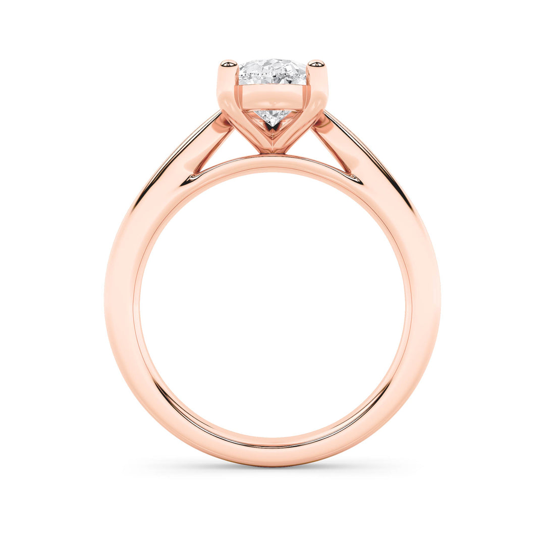2Cttw Pear Shaped Lab Grown Diamond (F/VS) Classic Shank Solitaire Engagement Ring in 14K Gold