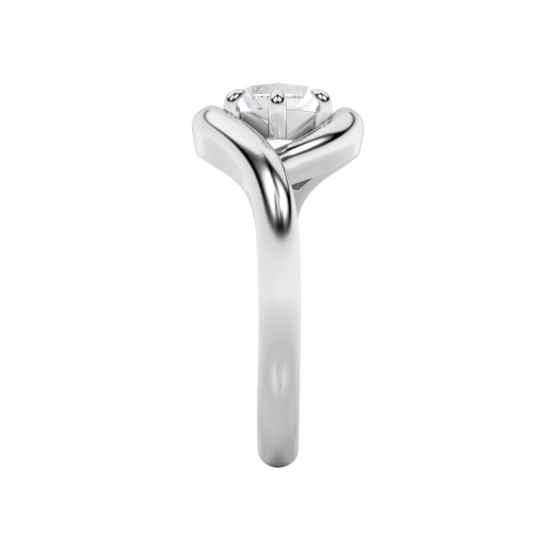 2Cttw Marquise Shaped Lab Grown Diamond (F/VS) East West Solitaire Ring in 14K Gold