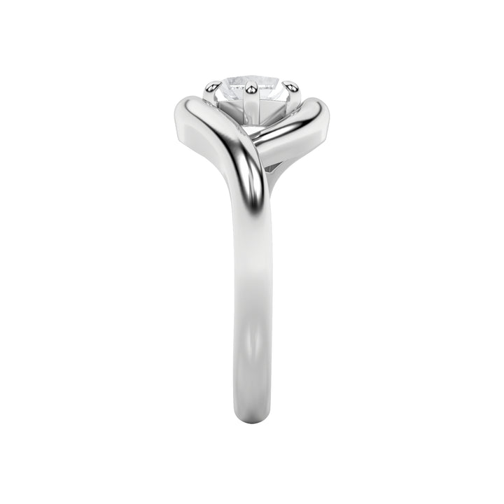 2Cttw Marquise Shaped Lab Grown Diamond (F/VS) East West Solitaire Ring in 14K Gold