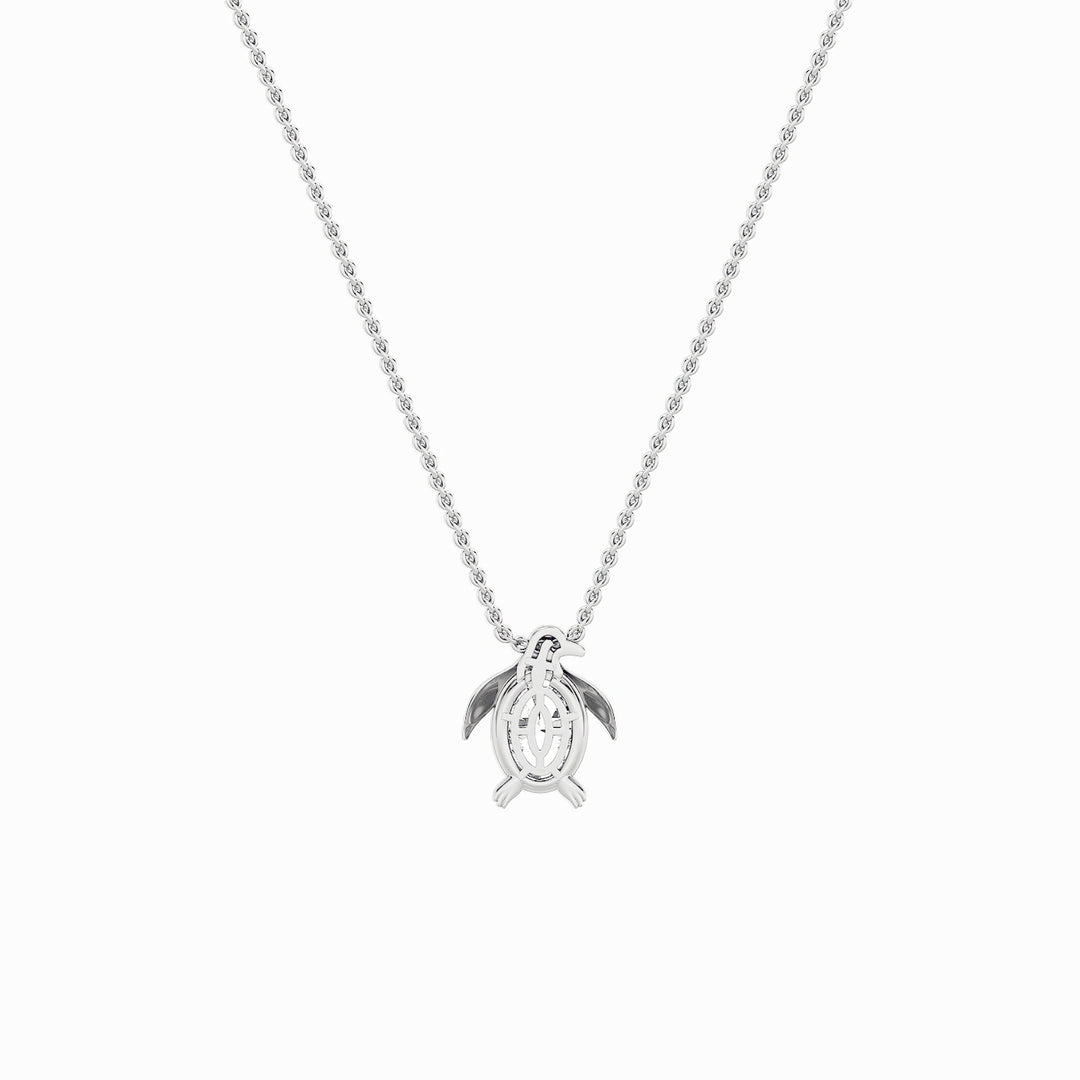 1CTW Oval Shaped Lab Grown Diamond (F/VS)  Pendant in 14K Gold