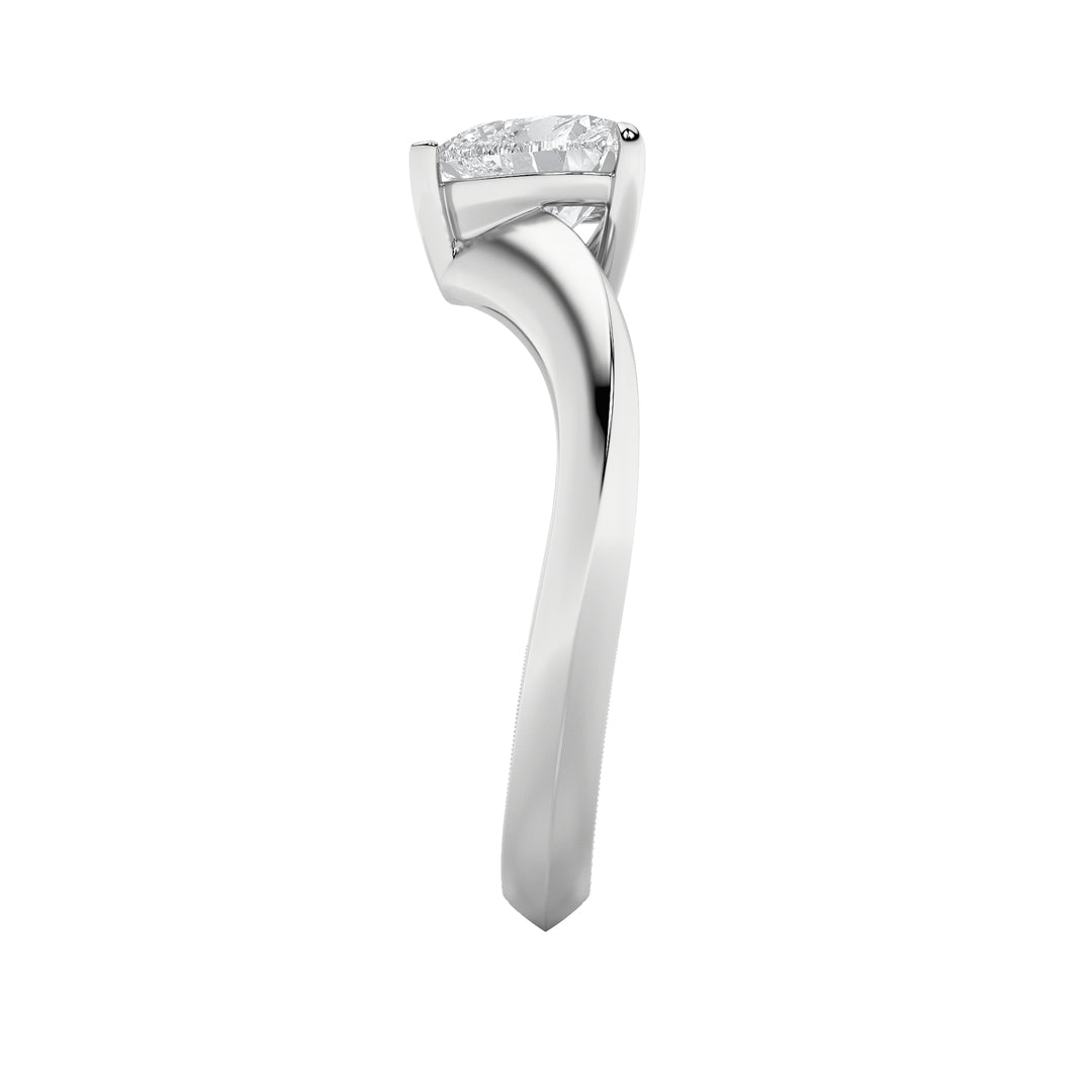 1CTW Heart Shaped Lab Grown Diamond (F/VS) Heart Shaped Ring in 14K Gold