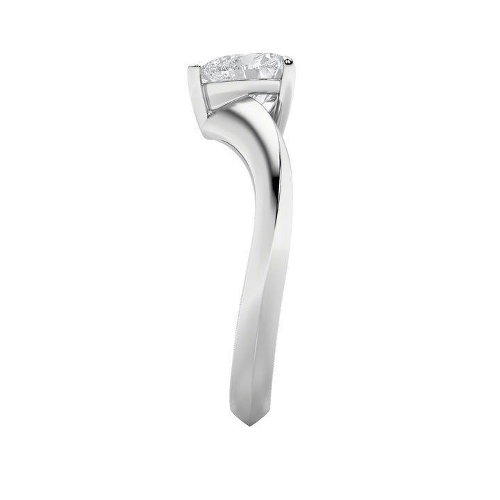 1CTW Heart Shaped Lab Grown Diamond (F/VS) Heart Shaped Ring in 14K Gold