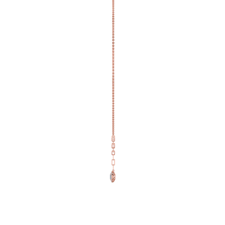 1.5CTW Oval Shaped Lab Grown Diamond (F/VS) Solitaire Necklace in 14K Gold