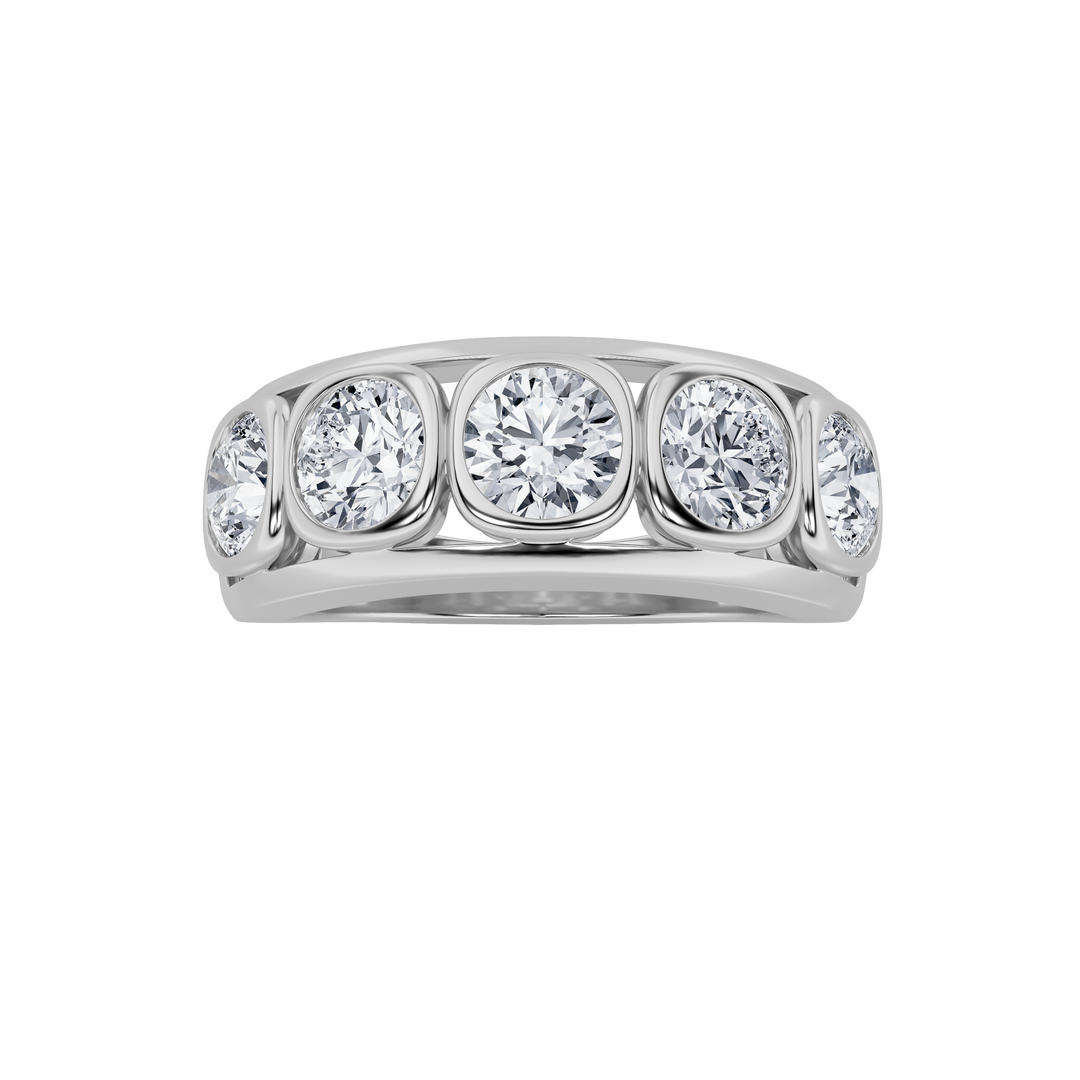 14KW Lab Diamond Ring 2ctw F+VS+ Contemporary