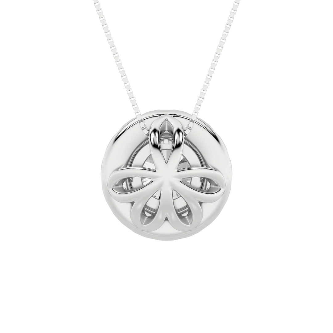 1.25CTW Round Shaped Lab Grown Diamond (F/VS) Pendant in 14K Gold