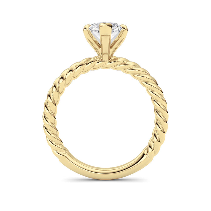 Marquise Lab Grown Diamond (F/VS ) Ring in 14K Gold