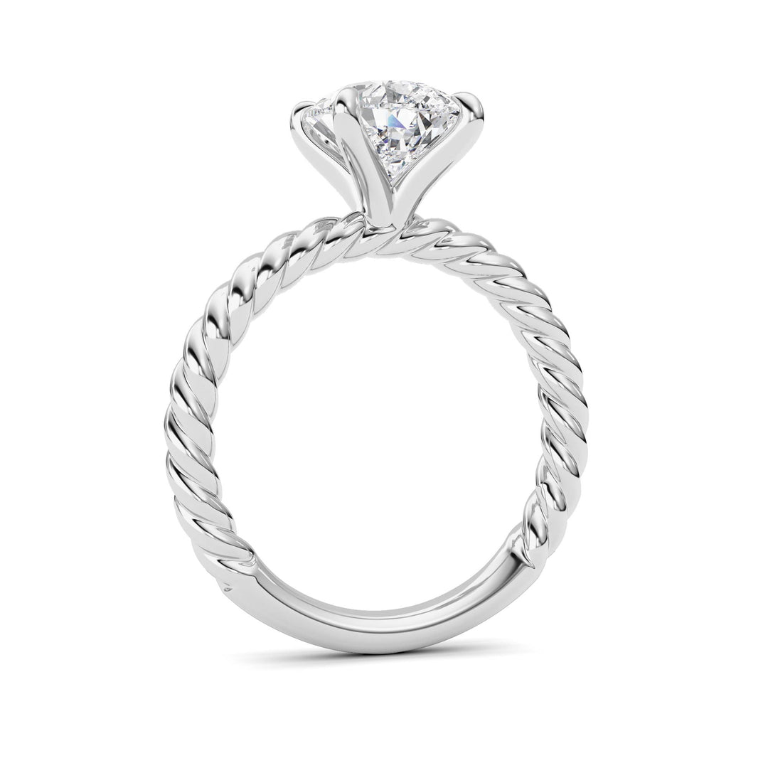 Pear Lab Grown Diamond (F/VS ) Ring in 14K Gold
