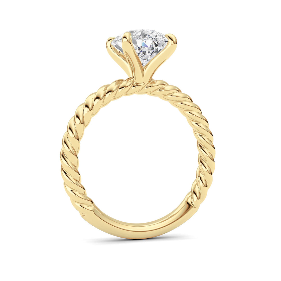 Pear Lab Grown Diamond (F/VS ) Ring in 14K Gold