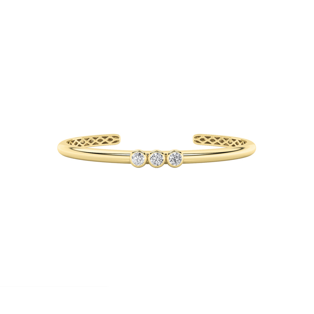 0.75CTW Round Shaped Lab Grown Diamond (G/VS) Bracelet in Silver