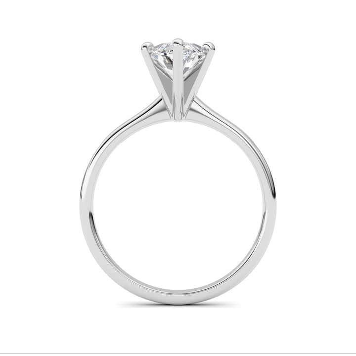2CTW Marquise Shaped Lab Grown Diamond Classic Solitaire Ring in 14K Gold (F/VS)