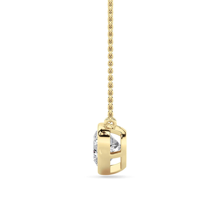 2Cttw Heart Shape Lab Grown Diamond (F/VS ) Pendant Necklace in 14K Gold