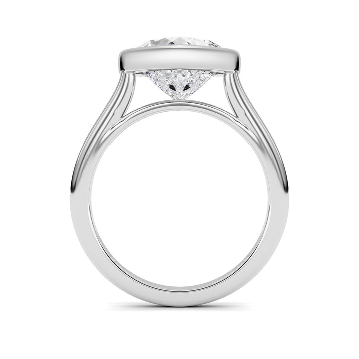 Heart Lab Grown Diamond (F/VS ) Ring in 14K Gold
