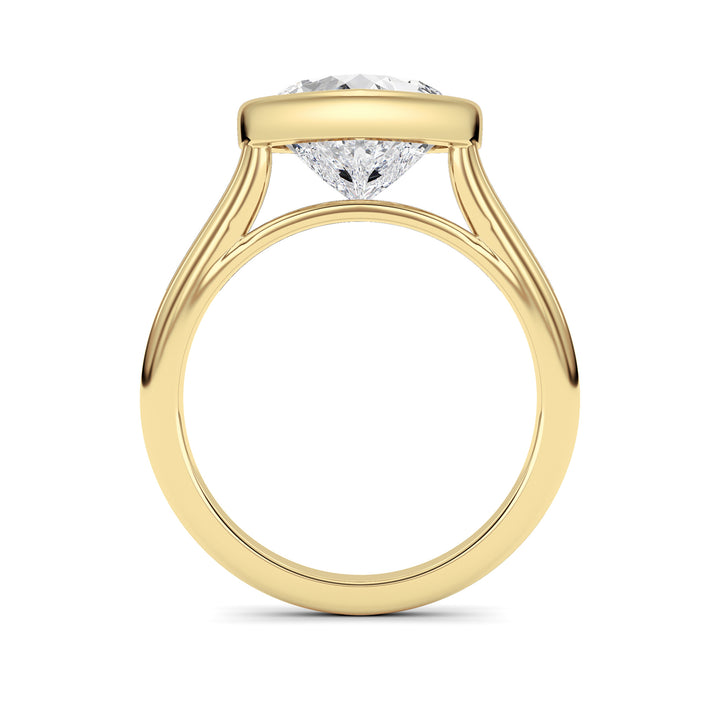 Heart Lab Grown Diamond (F/VS ) Ring in 14K Gold