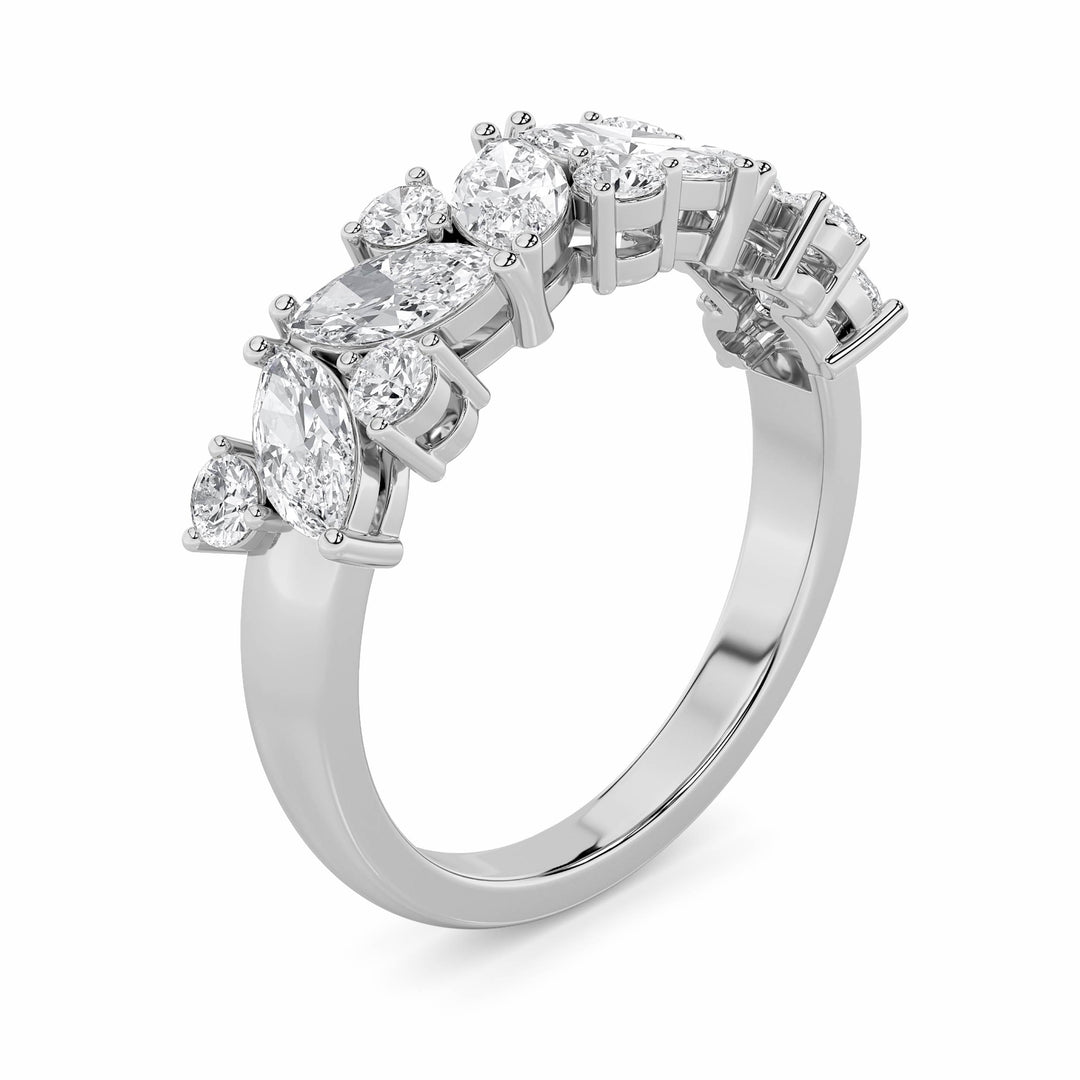 1.5CTW Marquise Shaped Lab Grown Diamond (G/VS) Ring in 14K Gold