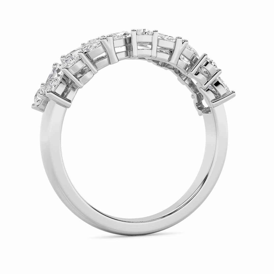 1.5CTW Marquise Shaped Lab Grown Diamond (G/VS) Ring in 14K Gold