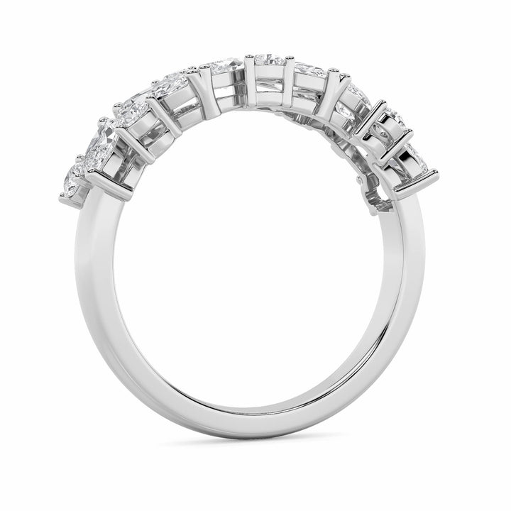 1.5CTW Marquise Shaped Lab Grown Diamond (G/VS) Ring in 14K Gold
