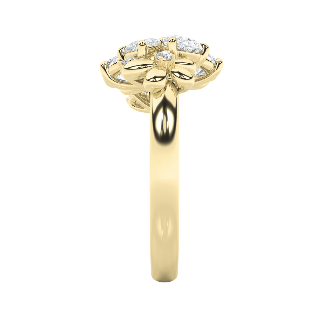 5.4Cttw Mix Shaped Lab Grown Diamond (F/VS) Bracelet in 14K Gold - Size 6