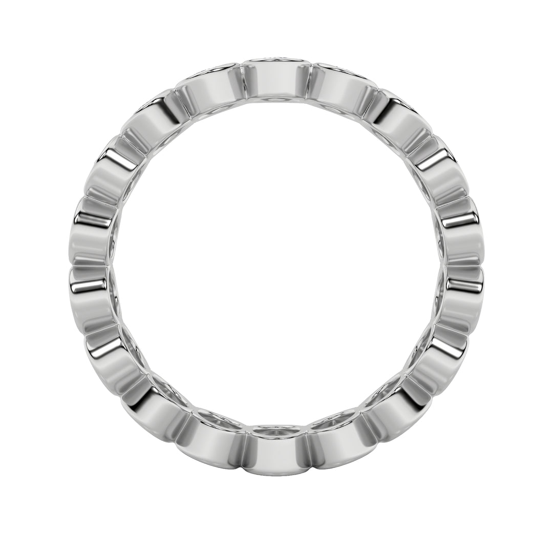 2.75CTW Round Shaped Lab Grown Diamond (F/VS) Eternity Band Ring in 14K Gold - Size 7