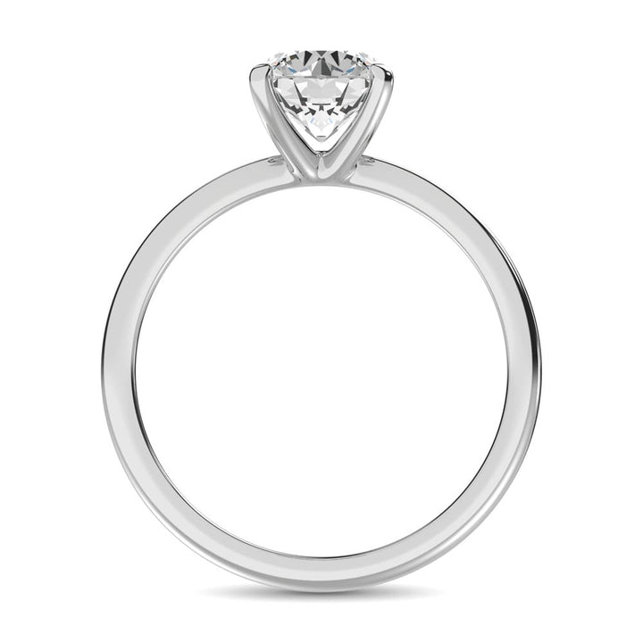 14K White Gold Lab Grown Diamond 2 Ct.Tw. Starlab Certified VS F+ Solitaire Pendant (Available in 0.50ct to 2ct)