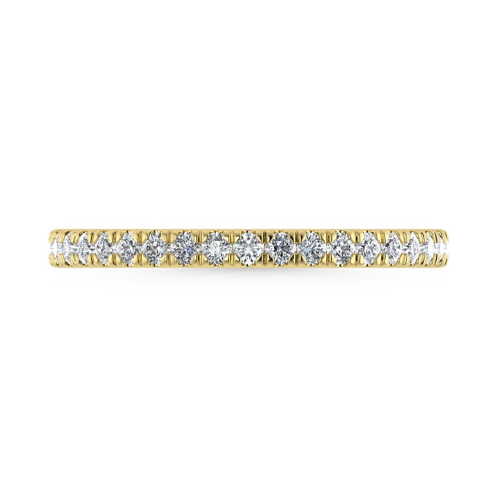 14K Yellow Gold Lab Grown Diamond 1/3 Ct.Tw. Wedding Band