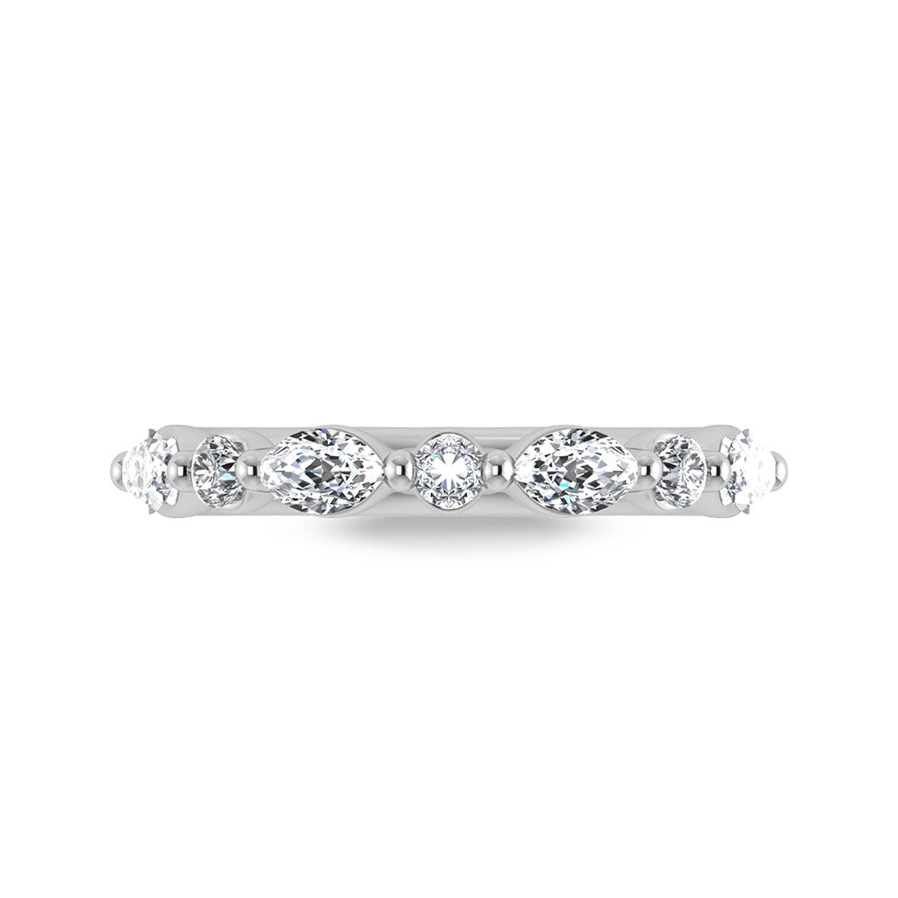 14K White Gold Lab Grown Diamond 1/2 ct.tw. Wedding Band