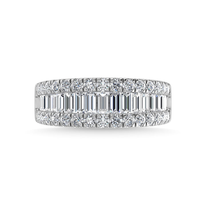 14K White Gold Lab Grown Diamond 1 Ct.Tw. Wedding Band