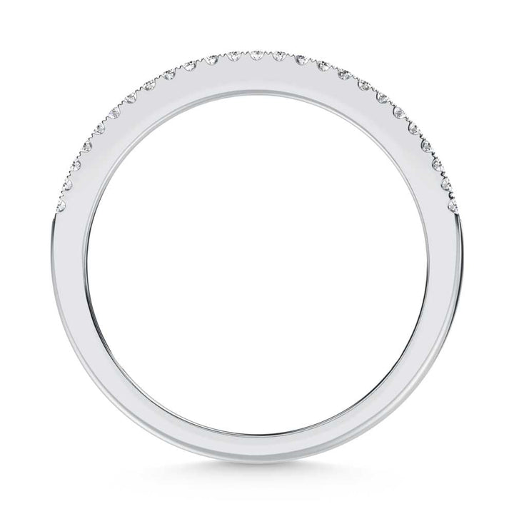 14K White Gold Lab Grown Diamond 1 Ct.Tw. Baguette Wedding Band