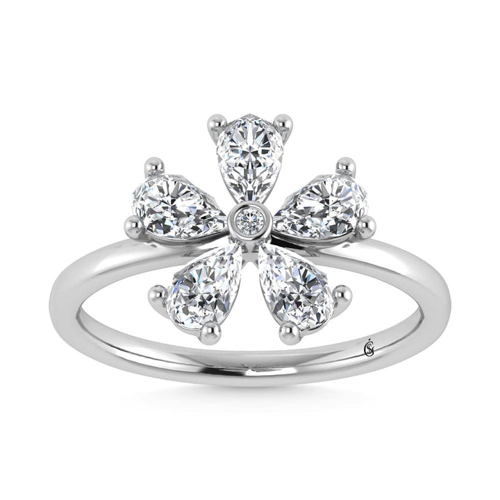 14K White Gold Lab Grown Diamond 1 1/4 Ct.Tw. Fashion Ring