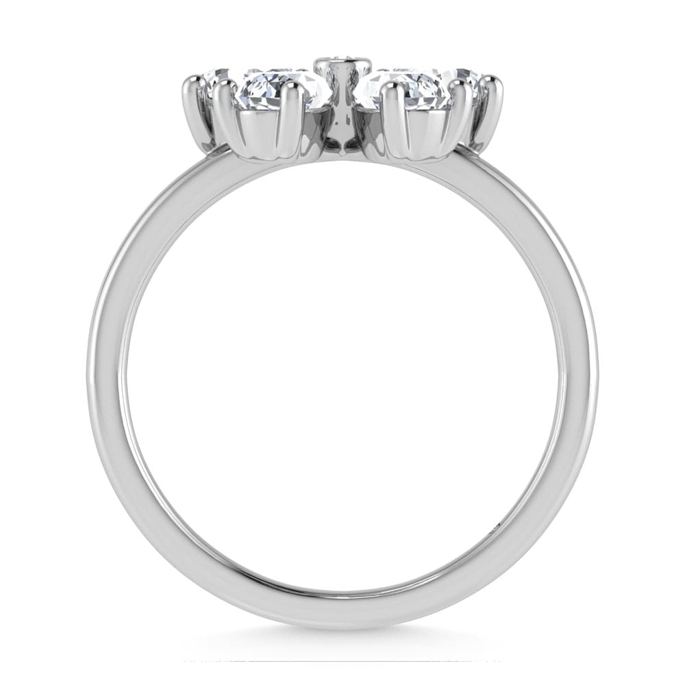 14K White Gold Lab Grown Diamond 1 1/4 Ct.Tw. Fashion Ring