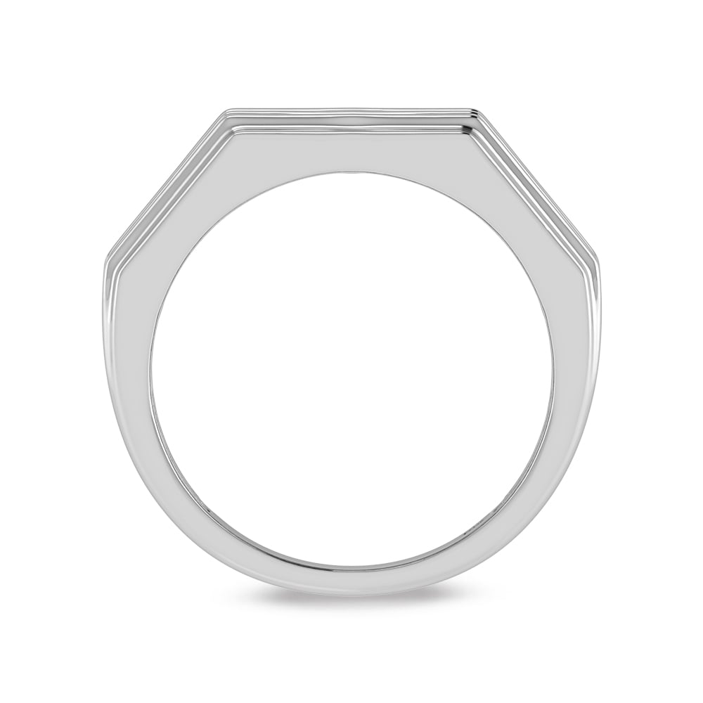 10K White Gold Lab Grown Diamond 2 Ct.Tw. Mens Band