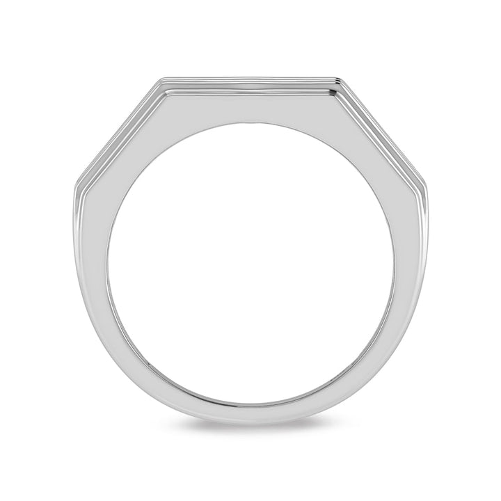 10K White Gold Lab Grown Diamond 2 Ct.Tw. Mens Band