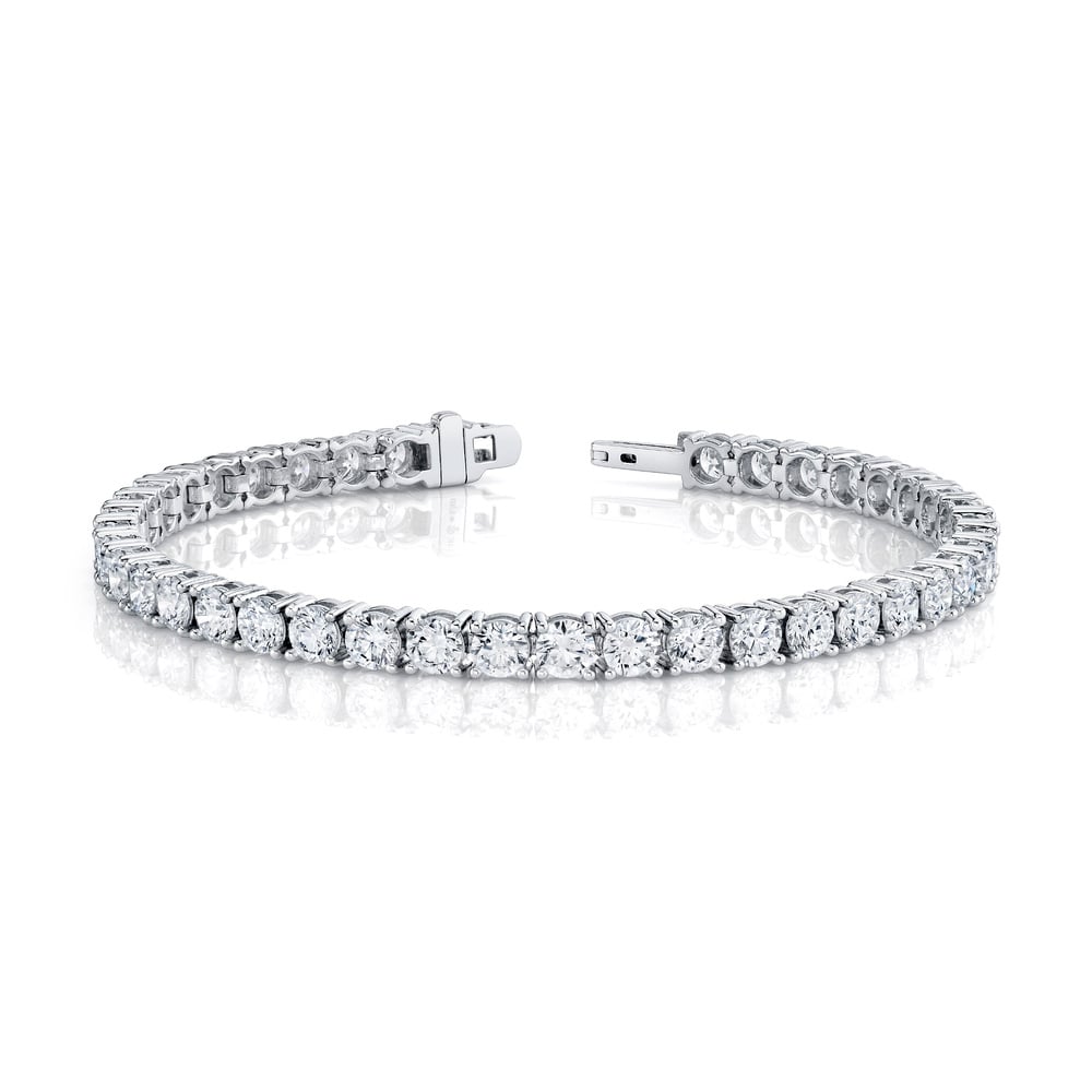 10K White Gold Lab Grown Diamond 2 Ct.Tw. Tennis Bracelet