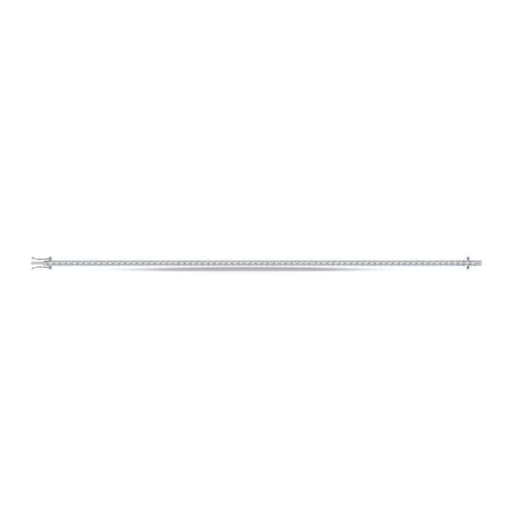 10K White Gold Lab Grown Diamond 3 Ct.Tw. Tennis Bracelet