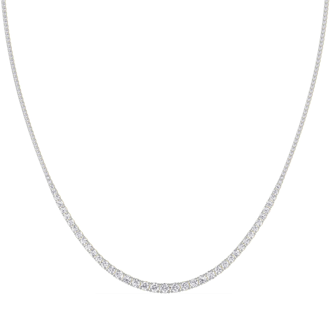 Celeste Graduated Lab Diamond Tennis Necklace